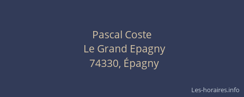 Pascal Coste