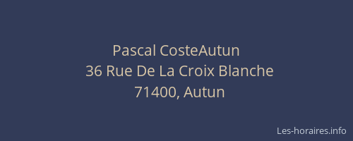 Pascal CosteAutun