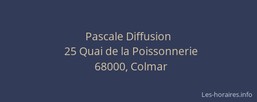 Pascale Diffusion