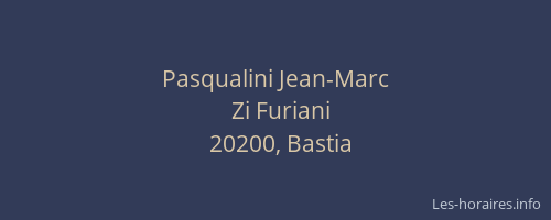 Pasqualini Jean-Marc