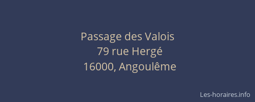 Passage des Valois