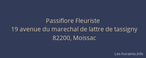 Passiflore Fleuriste