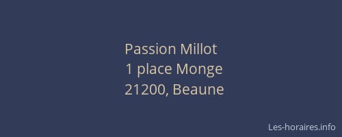Passion Millot