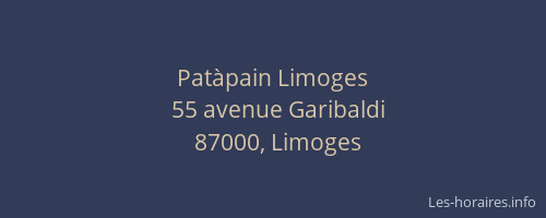 Patàpain Limoges