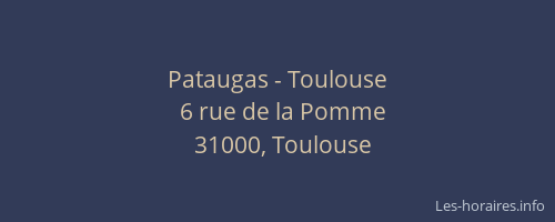 Pataugas - Toulouse