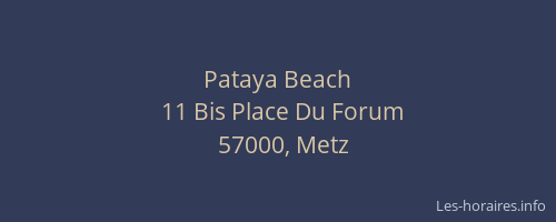 Pataya Beach