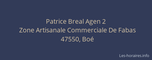 Patrice Breal Agen 2
