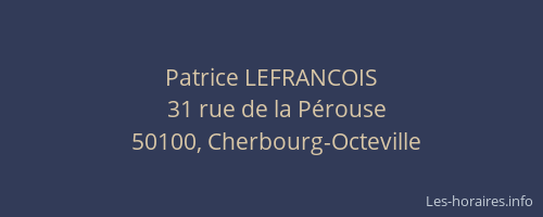 Patrice LEFRANCOIS