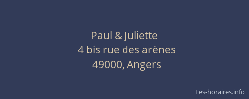 Paul & Juliette