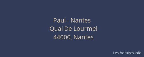 Paul - Nantes