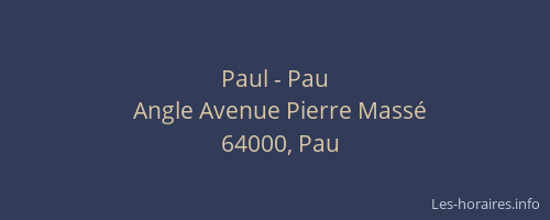 Paul - Pau