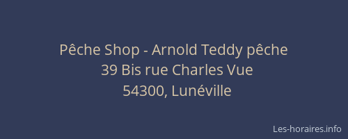 Pêche Shop - Arnold Teddy pêche