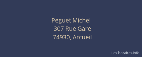 Peguet Michel
