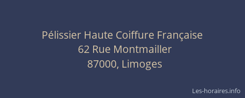 Pélissier Haute Coiffure Française
