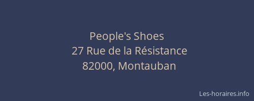 People's Shoes