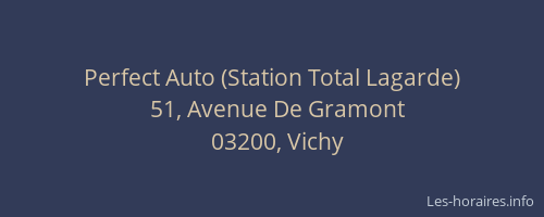 Perfect Auto (Station Total Lagarde)