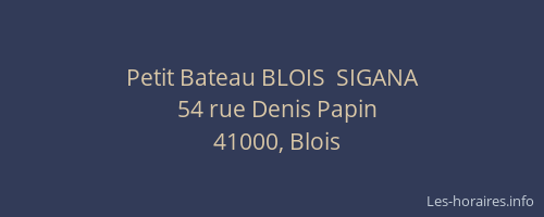 Petit Bateau BLOIS  SIGANA