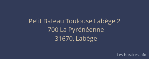 Petit Bateau Toulouse Labège 2