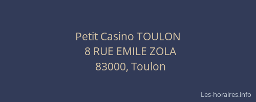 Petit Casino TOULON