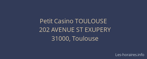 Petit Casino TOULOUSE