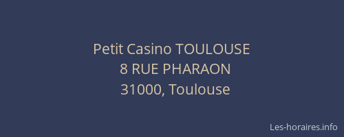 Petit Casino TOULOUSE