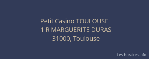 Petit Casino TOULOUSE