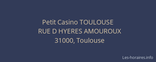 Petit Casino TOULOUSE