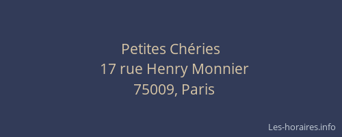 Petites Chéries