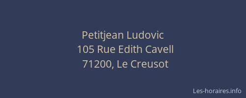 Petitjean Ludovic
