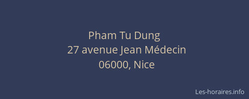 Pham Tu Dung