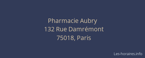 Pharmacie Aubry