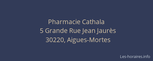 Pharmacie Cathala