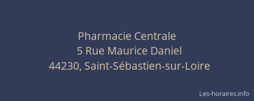 Pharmacie Centrale