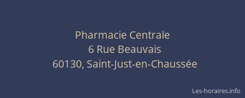 Pharmacie Centrale