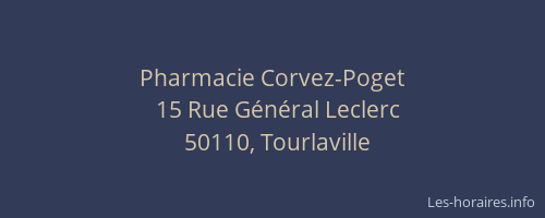 Pharmacie Corvez-Poget