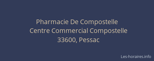 Pharmacie De Compostelle