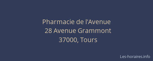 Pharmacie de l'Avenue