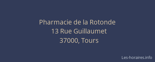 Pharmacie de la Rotonde