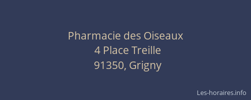 Pharmacie des Oiseaux