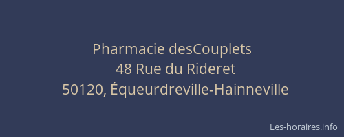 Pharmacie desCouplets