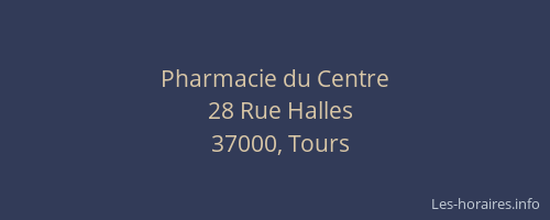 Pharmacie du Centre