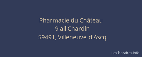 Pharmacie du Château