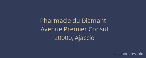 Pharmacie du Diamant