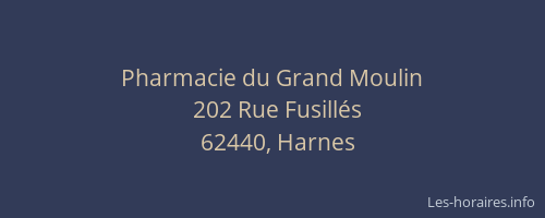 Pharmacie du Grand Moulin