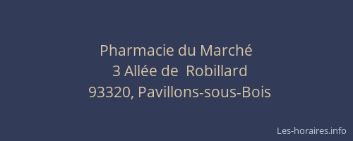 Pharmacie du Marché