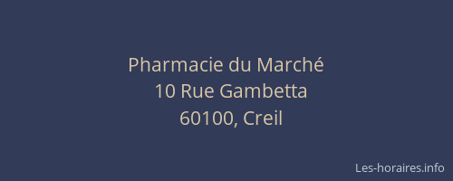 Pharmacie du Marché