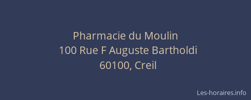 Pharmacie du Moulin