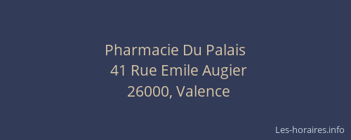 Pharmacie Du Palais