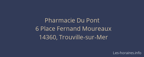 Pharmacie Du Pont