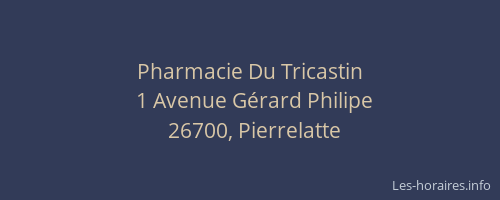 Pharmacie Du Tricastin